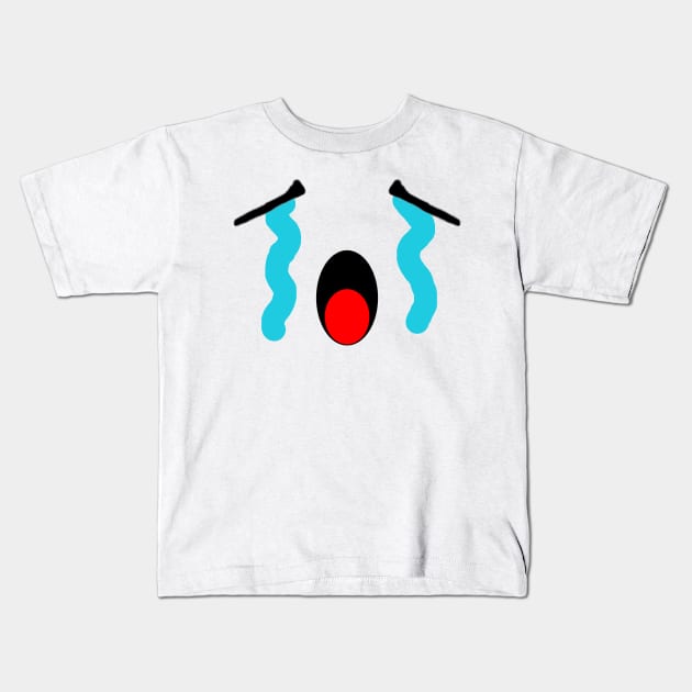 Yada - Cute Face Kids T-Shirt by Student-Made